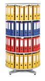 Archivační otočná skříň - 2 patra - šedá